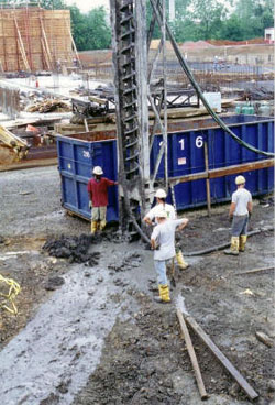 concrete pouring